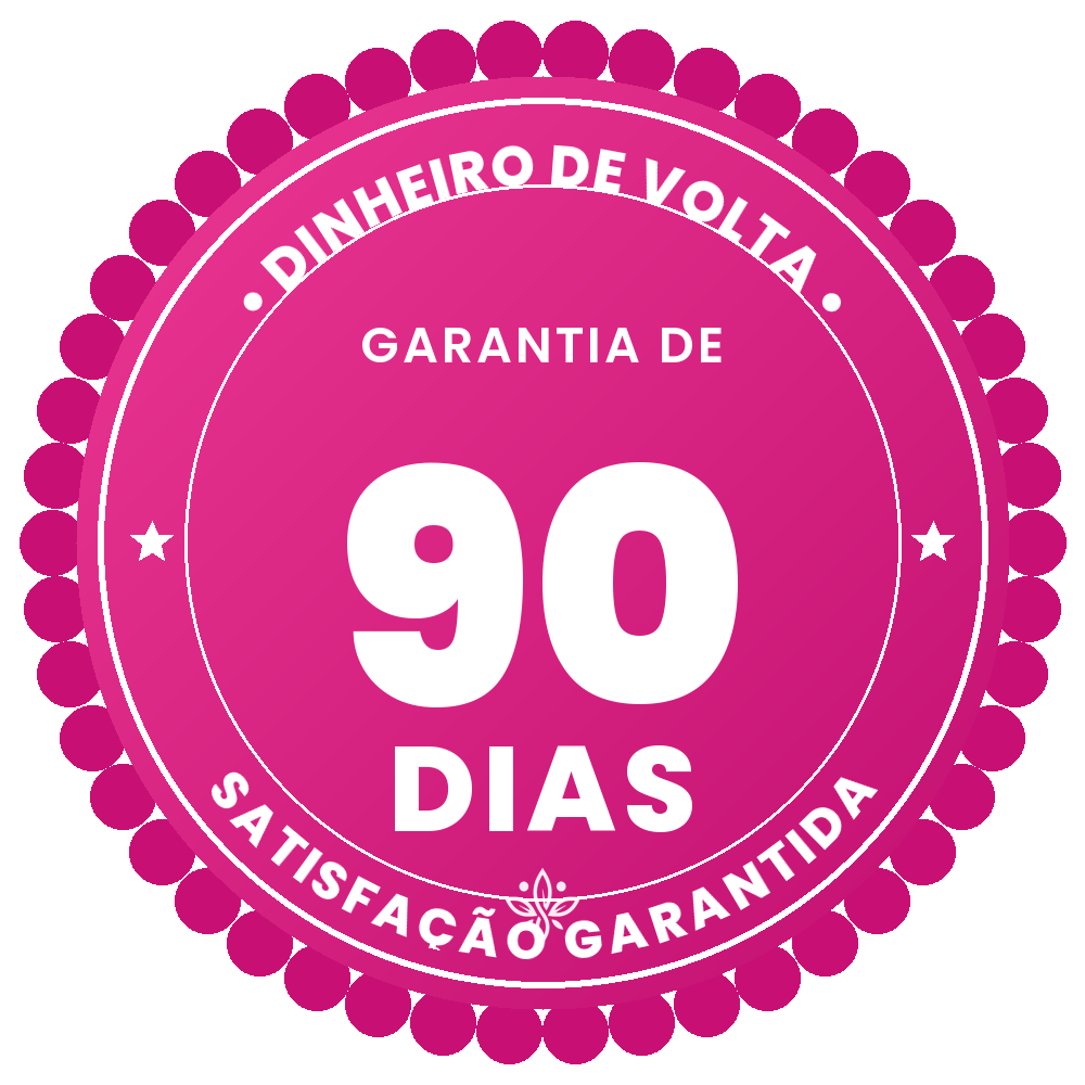 Garantia de 90 dias — dinheiro de volta